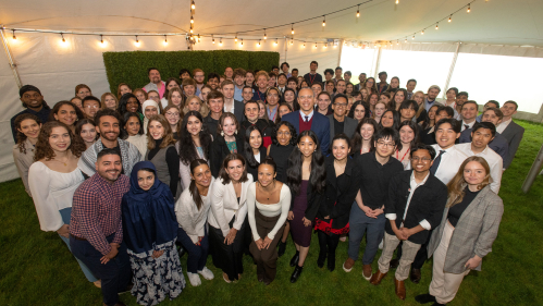 Students inducted into the matthew leydt society