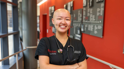 Stephanie Yuen is wrapping up her bachelor of science degree through the School of Nursing at Rutgers University–New Brunswick.