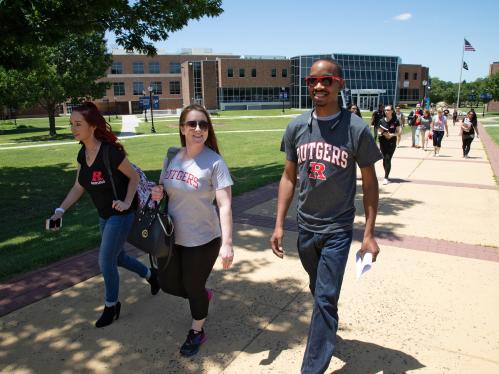 Rutgers students at Camden Community College