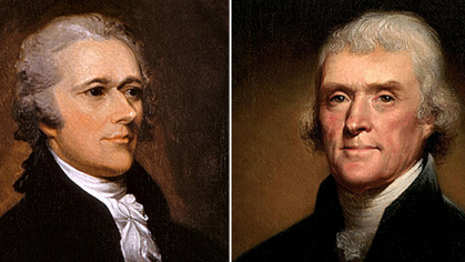Thomas Jefferson and Alexander Hamilton