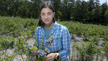 Gina Sideli is director of Rutgers’ Philip E. Marucci Center for Blueberry and Cranberry Research and Extension. 