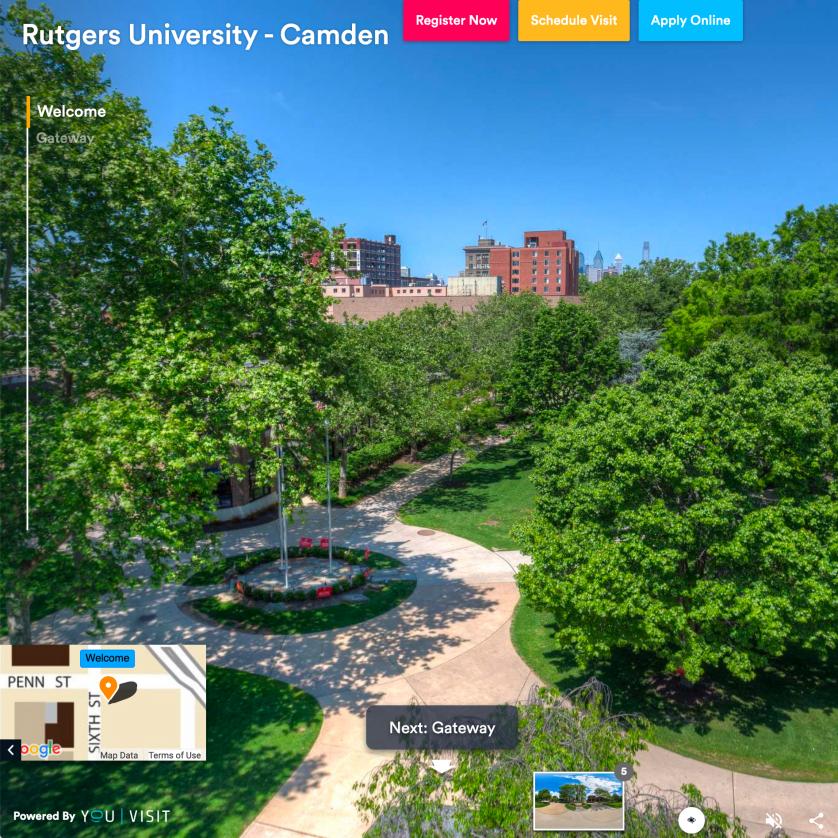 rutgers camden virtual tour