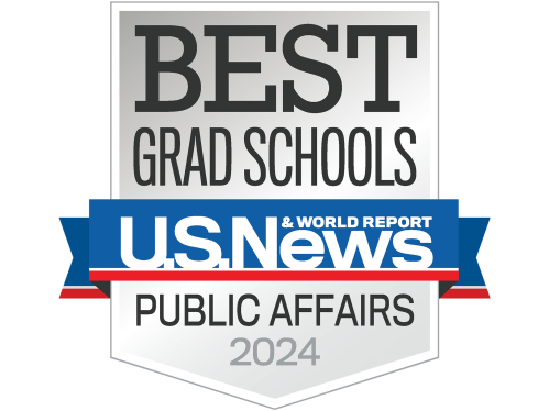 rankings graphic for public affairs program