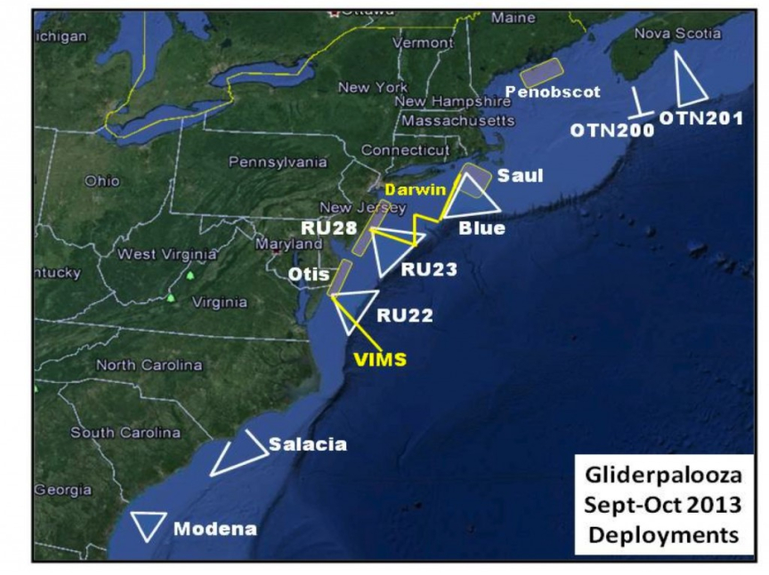 glider map