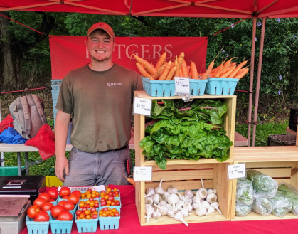 Rutgers garden cooks market vegetable stand