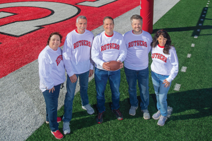 Members of the Rutgers Touchdown Club