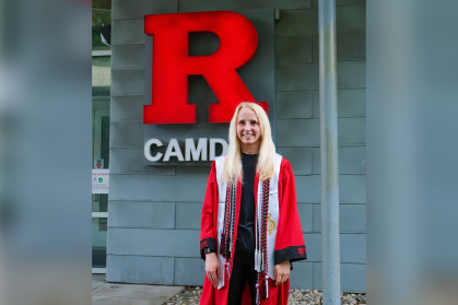 Kalia Crozier in her graduation gear