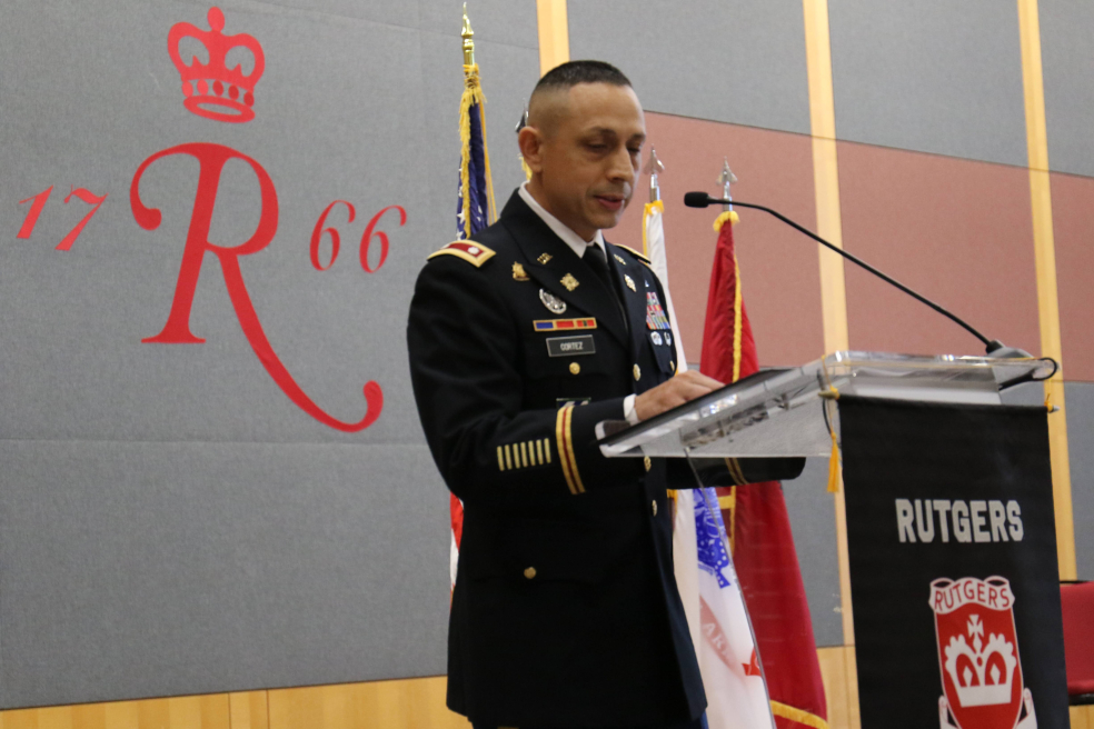 Army ROTC Grads Rank Up During Commissioning Ceremony | Rutgers University