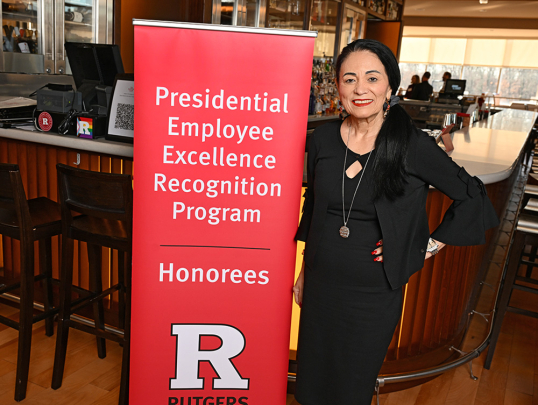 Gloria Bonilla, Board of Governors, Professor of Public Policy, recipient of the Rutgers Lifetime Contribution Award - Faculty